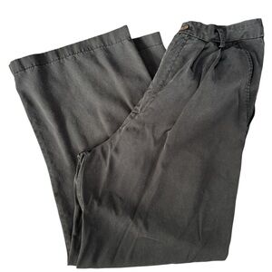 Reformation mason tencel Black Wide-Leg Pants